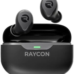 Raycon Everyday Earbuds (2024 Edition) - Bluetooth True Wireless in-Ear Buds with 32 Hours Playtime, Multpoint Technology, Extreme Comfort, and Active Noise Cancellation (Carbon Black)