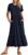 ANRABESS Women Summer Casual Short Sleeve Crewneck Aline Swing Flowy Tiered Shirt Maxi Beach Long Dress 2024 Trendy Outfits