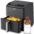 COSORI 6.8Qt Air Fryer, 12-in-1 Dual Blaze for 360° Crispy Meals, No Shaking & Preheating to Fast Cooking with Bake, Roast, Broil, 100+In-App Recipes, Dishwasher Safe