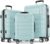 SHOWKOO Luggage Sets Expandable PC+ABS Durable Suitcase Double Wheels TSA Lock Mint Green