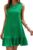 SOLY HUX Women’s Ruffle Hem Sleeveless Tank Dress Round Neck Casual Smock Summer Mini Dresses