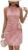 SOLY HUX Women’s Allover Print Wrap Halter Dress Summer Knot Side Sleeveless High Waist Fitted Short Dresses