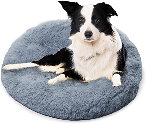 Premium Dog Beds for Large Dogs and Medium Dogs – Portable Dog Beds & Furniture – Dog Travel – Fits up to 45lbs, 30″ x 30″ (Medium, Dark Grey)